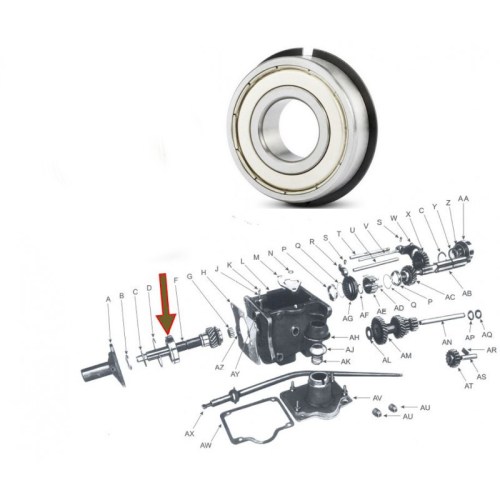 ball-bearing-shaft-gear-t847