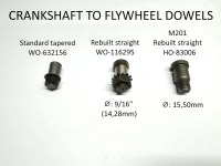 Flywheel to crankshaft 36-40 36-40 35-41