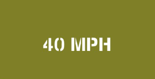 stencil-40-mph-sticker