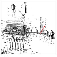 Klepveerhouder motor - TM