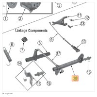 Hefboom en buis koppelingscontrole Ford - TM