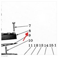 Cilinderkopbout MB Willys Slat Grill - TM