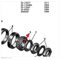 Wiellager roller en kegel 18590 / 520 - TM
