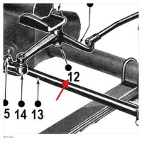 Hefboom stuurstang M38/A1 - TM