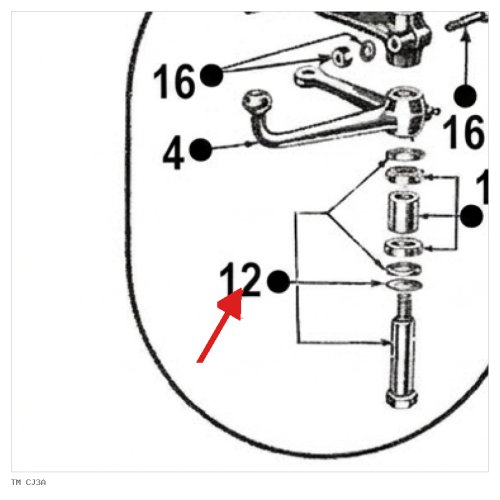 Stuurinrichting bellcrank kit - TM