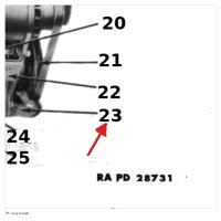Beschermplaat ventilatorpoelie - TM