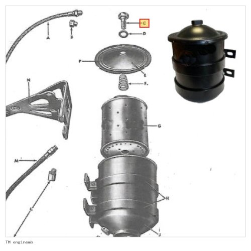 SCHROEF OLIEFILTER DEKSEL - TM