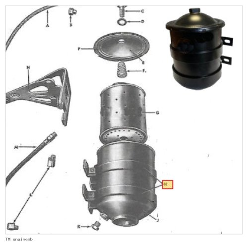 KLEM OLIEFILTER - TM