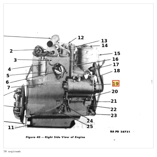 GENERATOR 6 VOLT 40 AMPÈRE NOS - TM