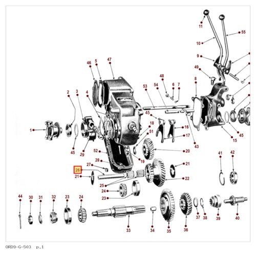 AS TUSSENAS TANDWIEL DIA 19MM - TM